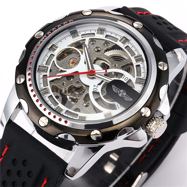 Relógio Top De Linha Pulseira Toda Emborrachada Para Quem Tem Estilo